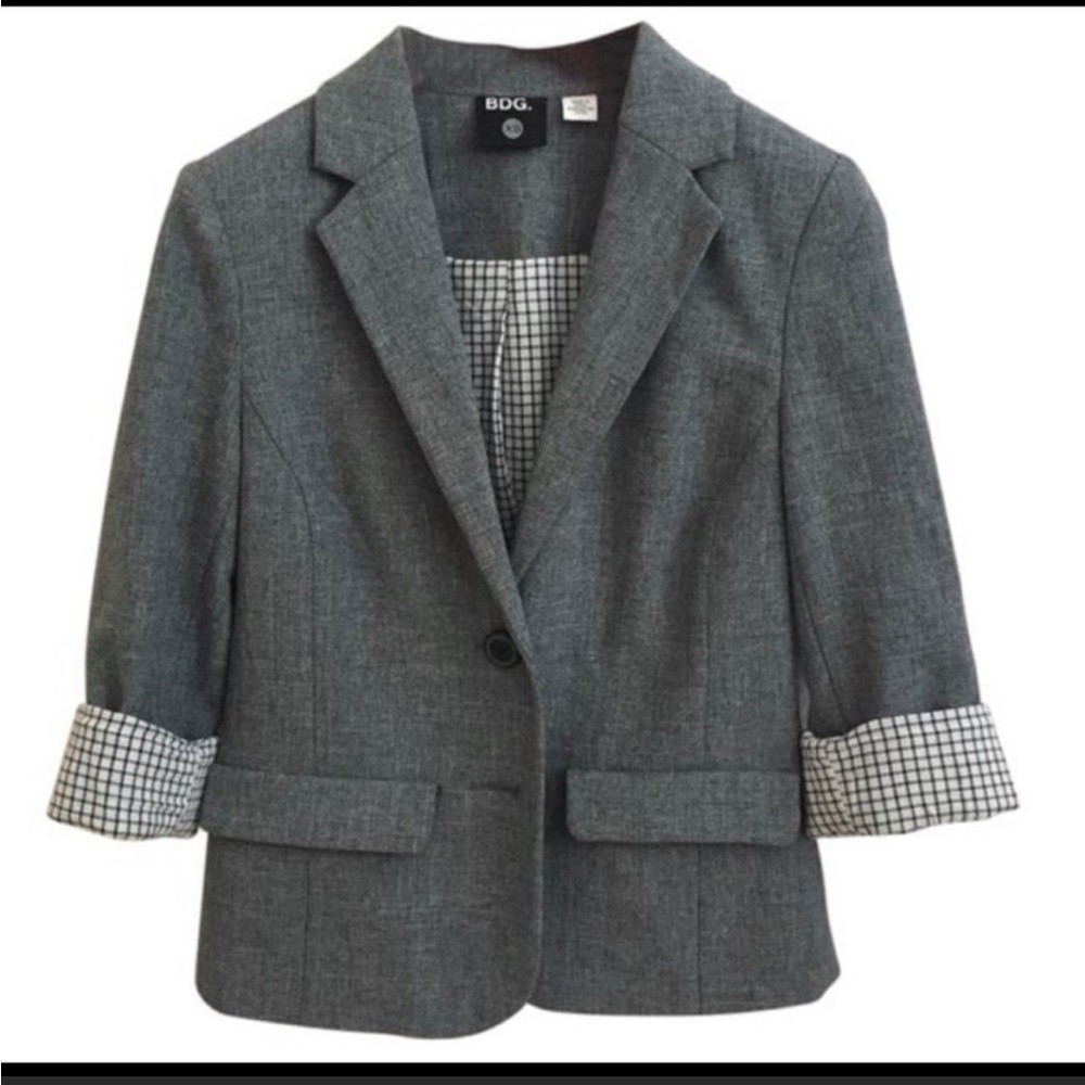 BDG Urban Outfitters Grey Blazer - Small